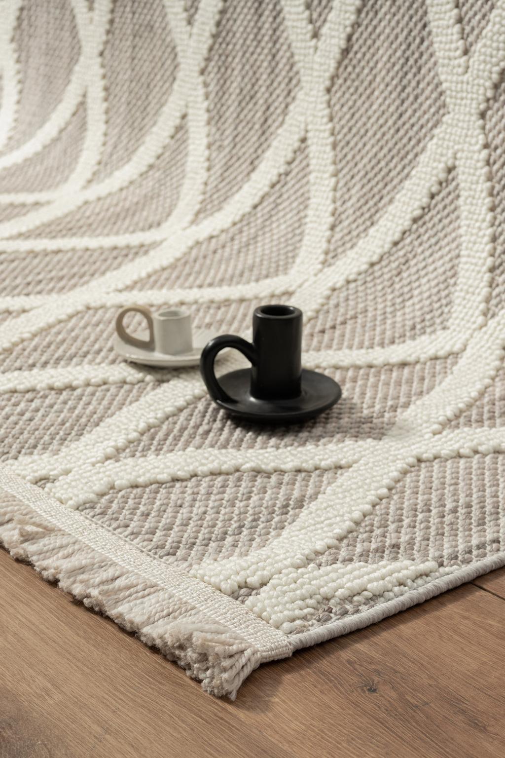 Delfi Atina - Sienna Modern İskandinav Desenli Oturma Odası Halısı