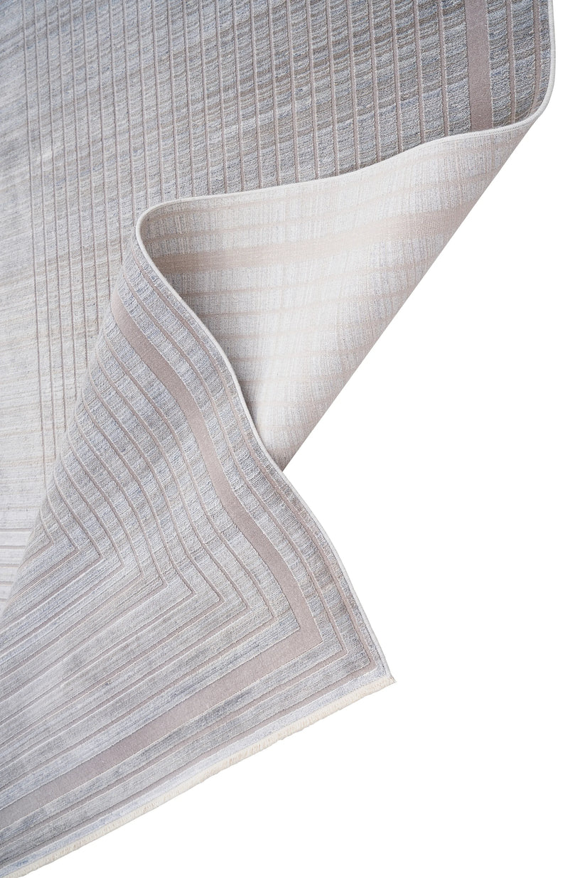 Dolce Vita Halı Donna 8252 Satin Silver Modern Salon Halısı (9587114049829)